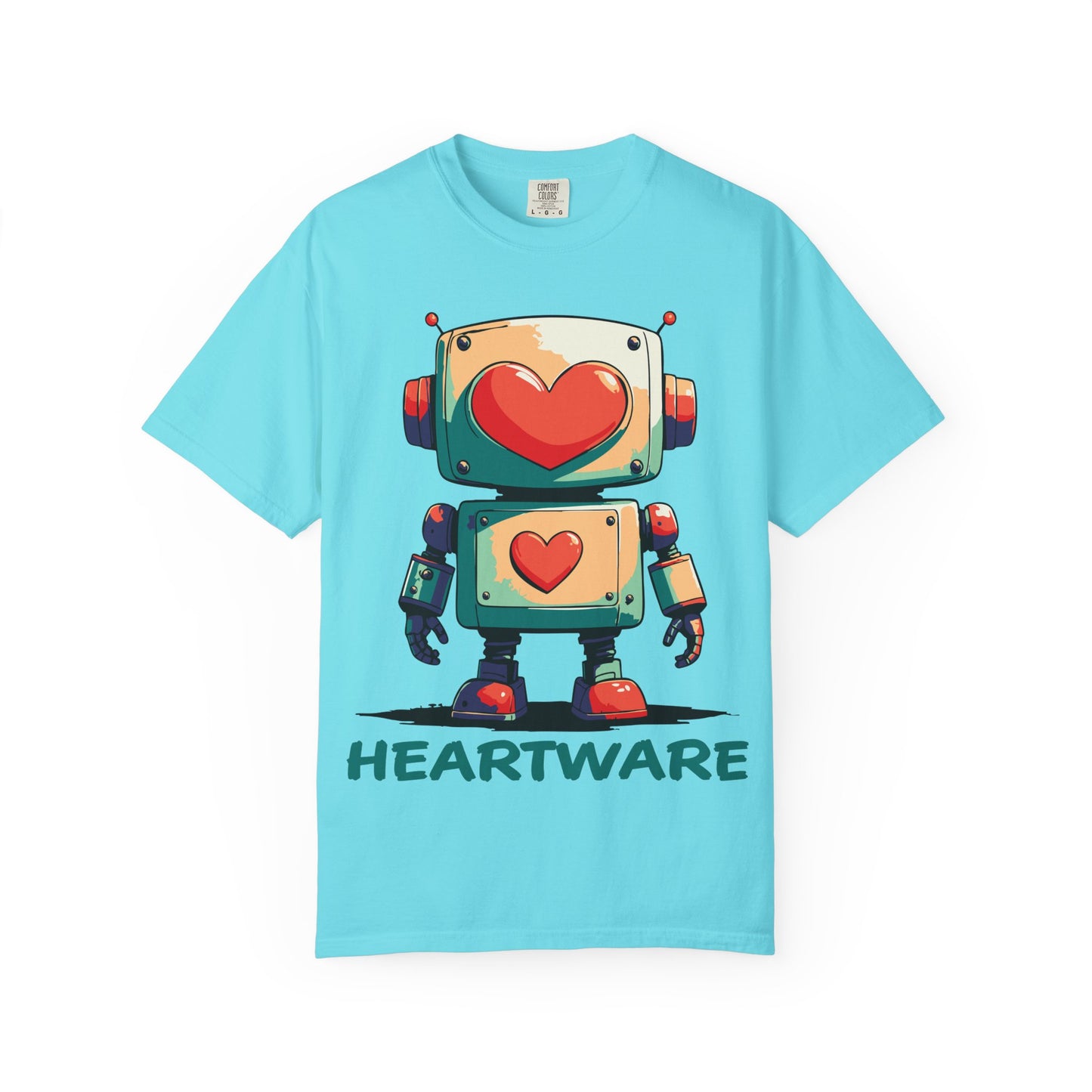 Heart-Eyed Robot: t-shirt