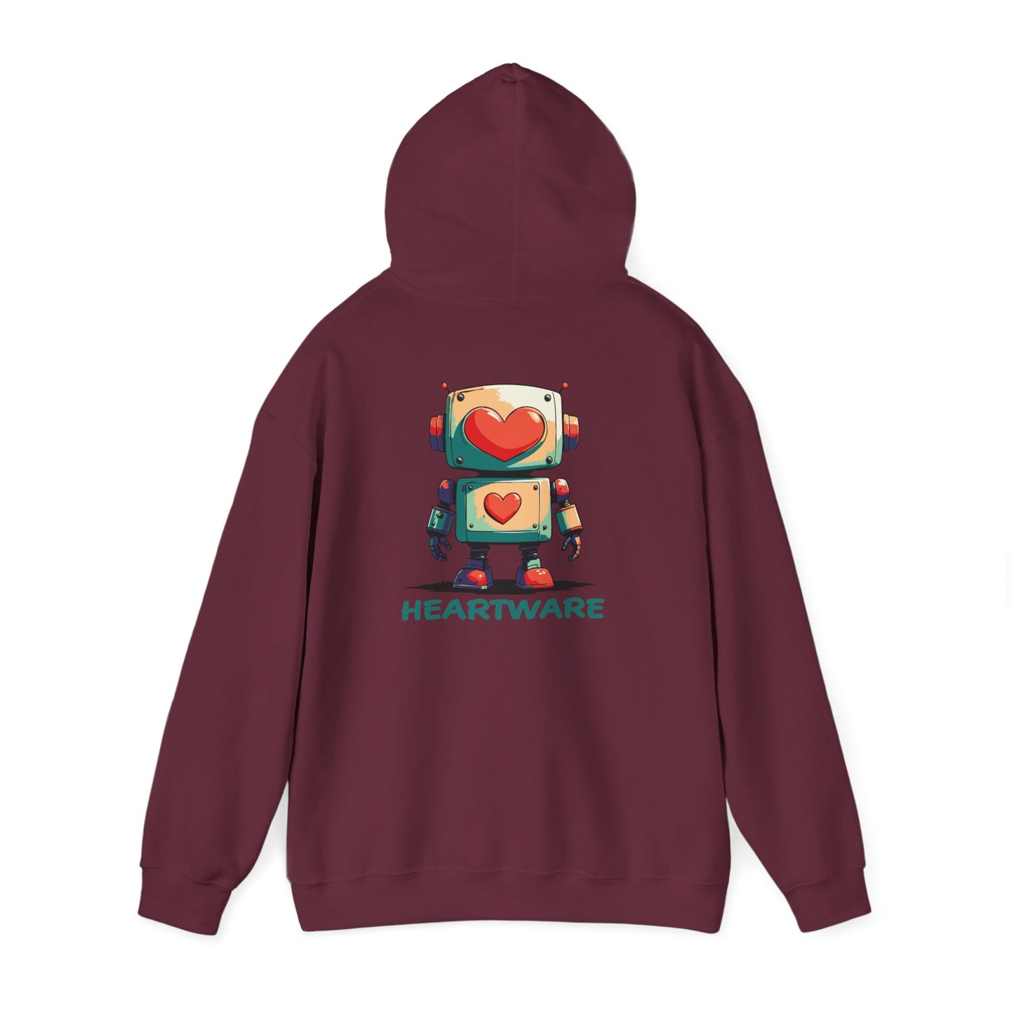 Heart-Eyed Robot: hoodie
