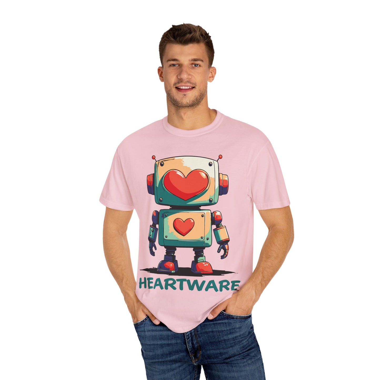Heart-Eyed Robot: t-shirt