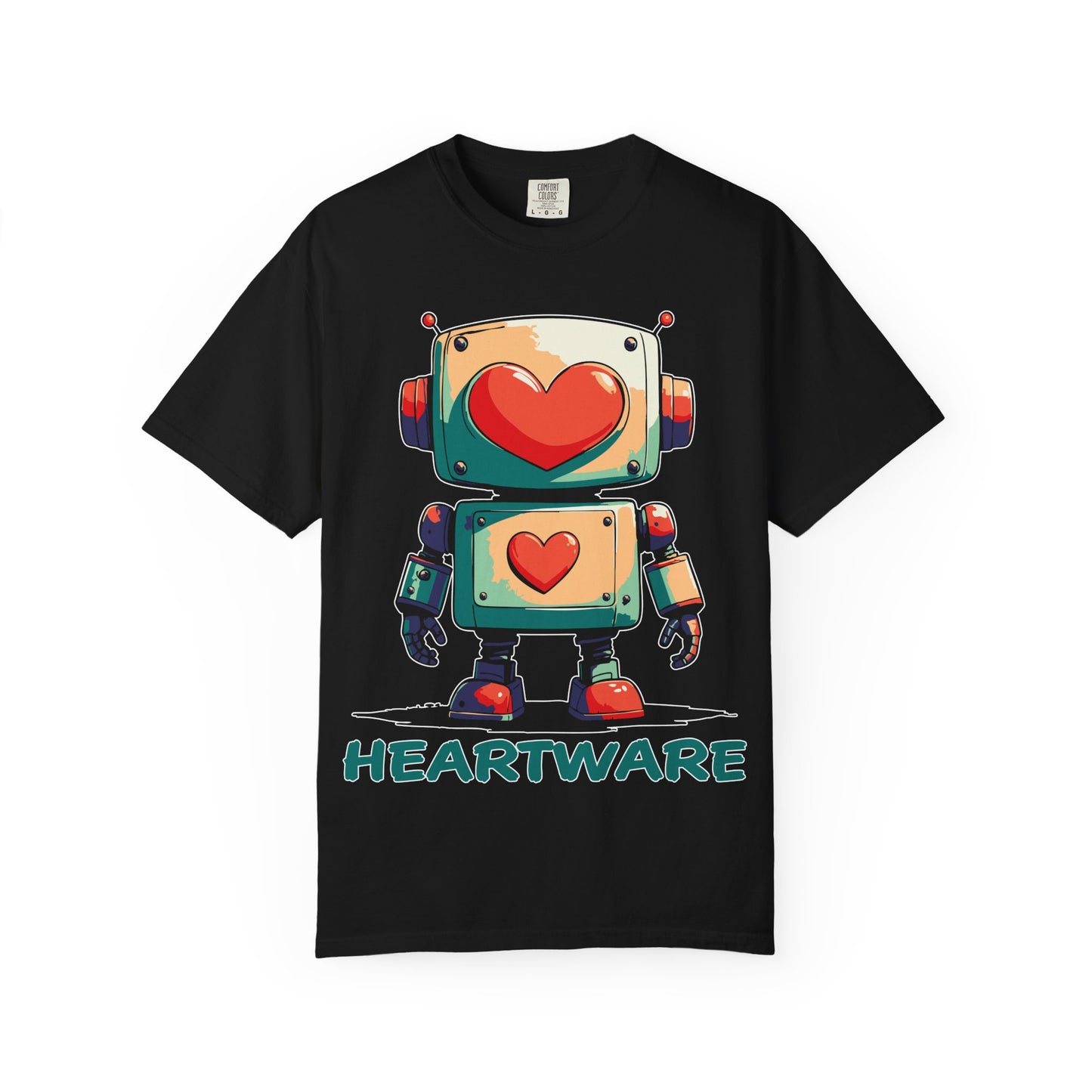 Heart-Eyed Robot: t-shirt