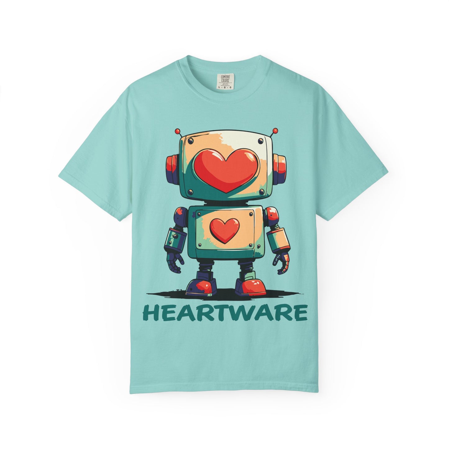 Heart-Eyed Robot: t-shirt