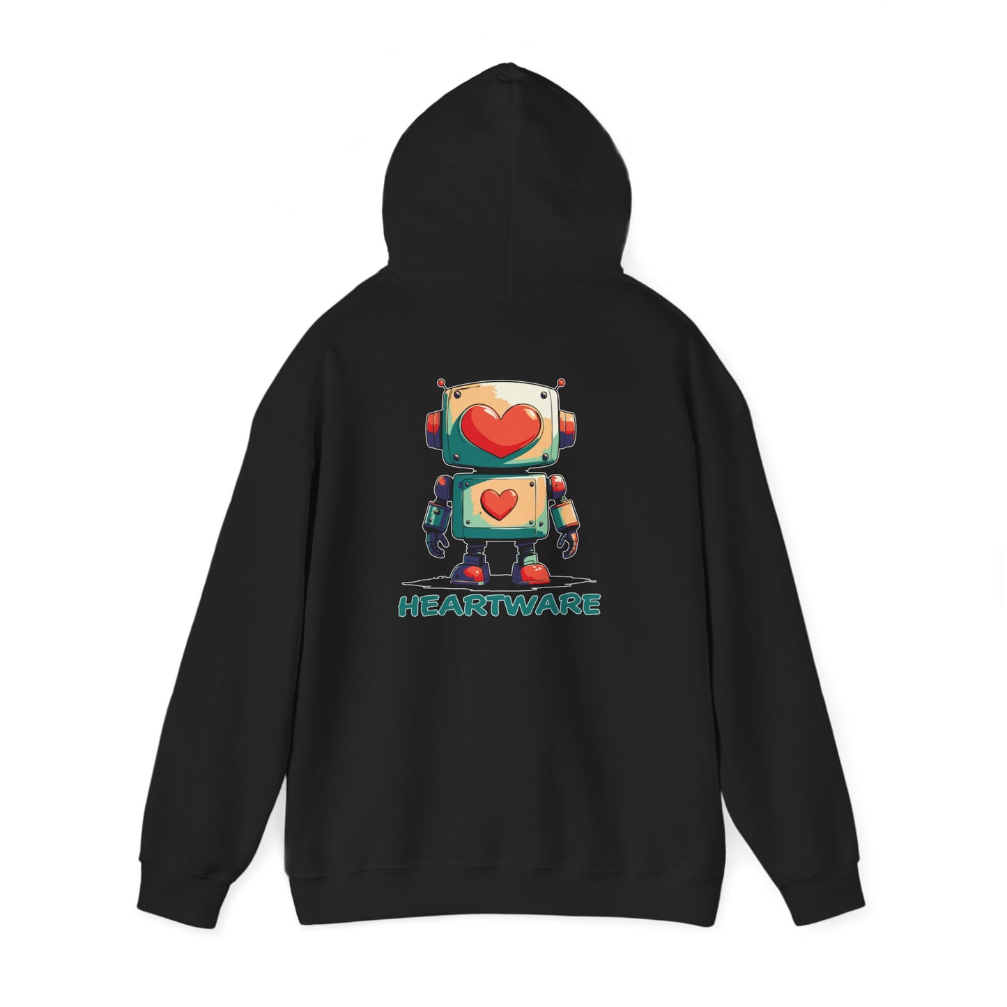 Heart-Eyed Robot: hoodie
