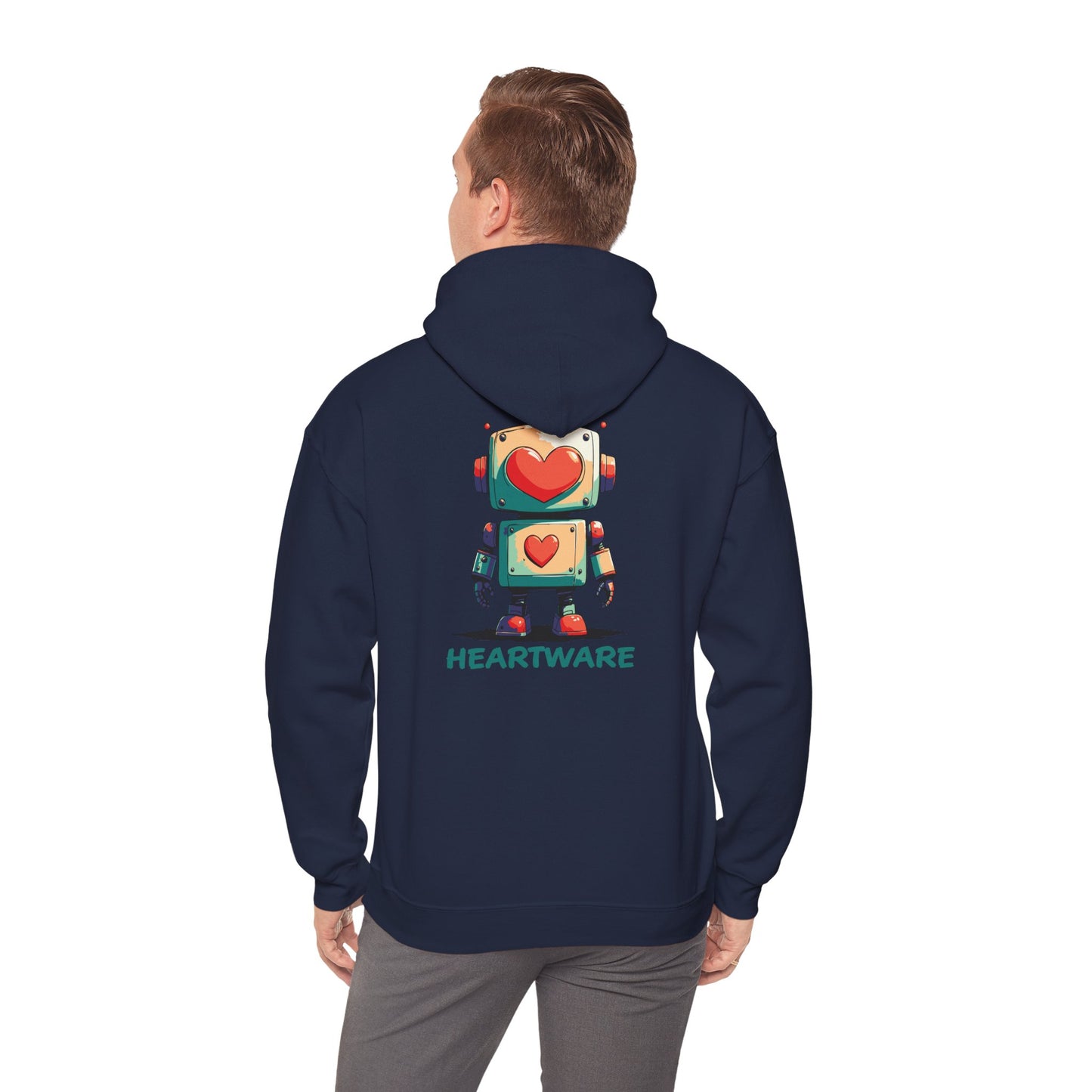Heart-Eyed Robot: hoodie