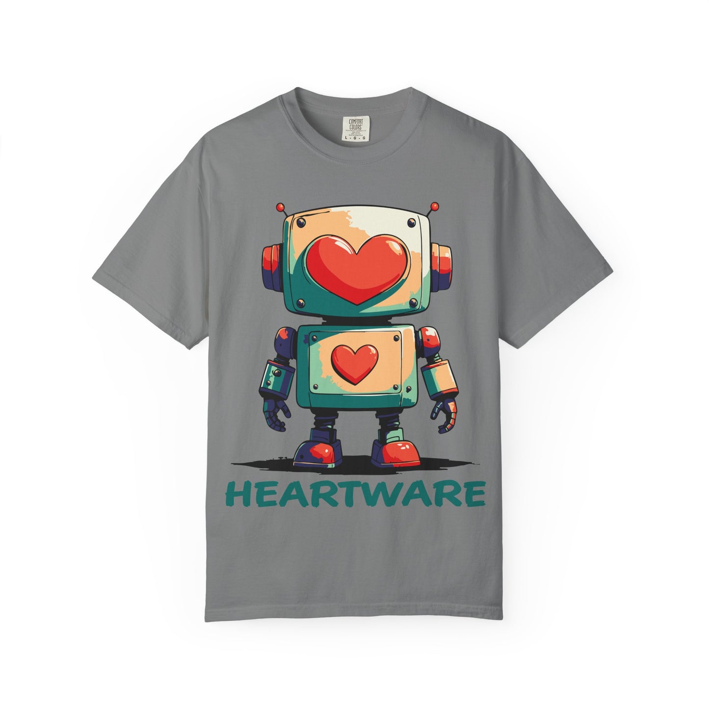 Heart-Eyed Robot: t-shirt