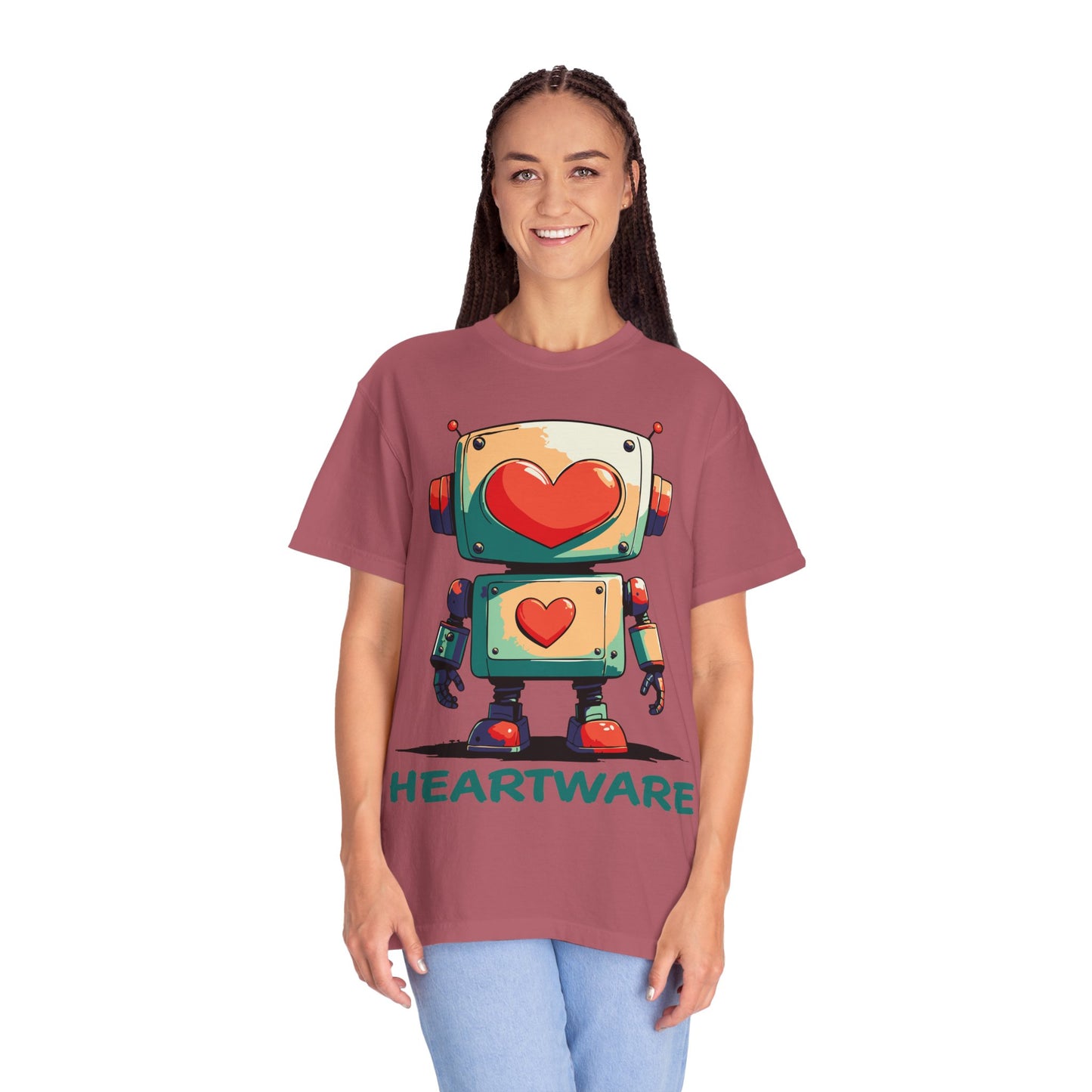 Heart-Eyed Robot: t-shirt