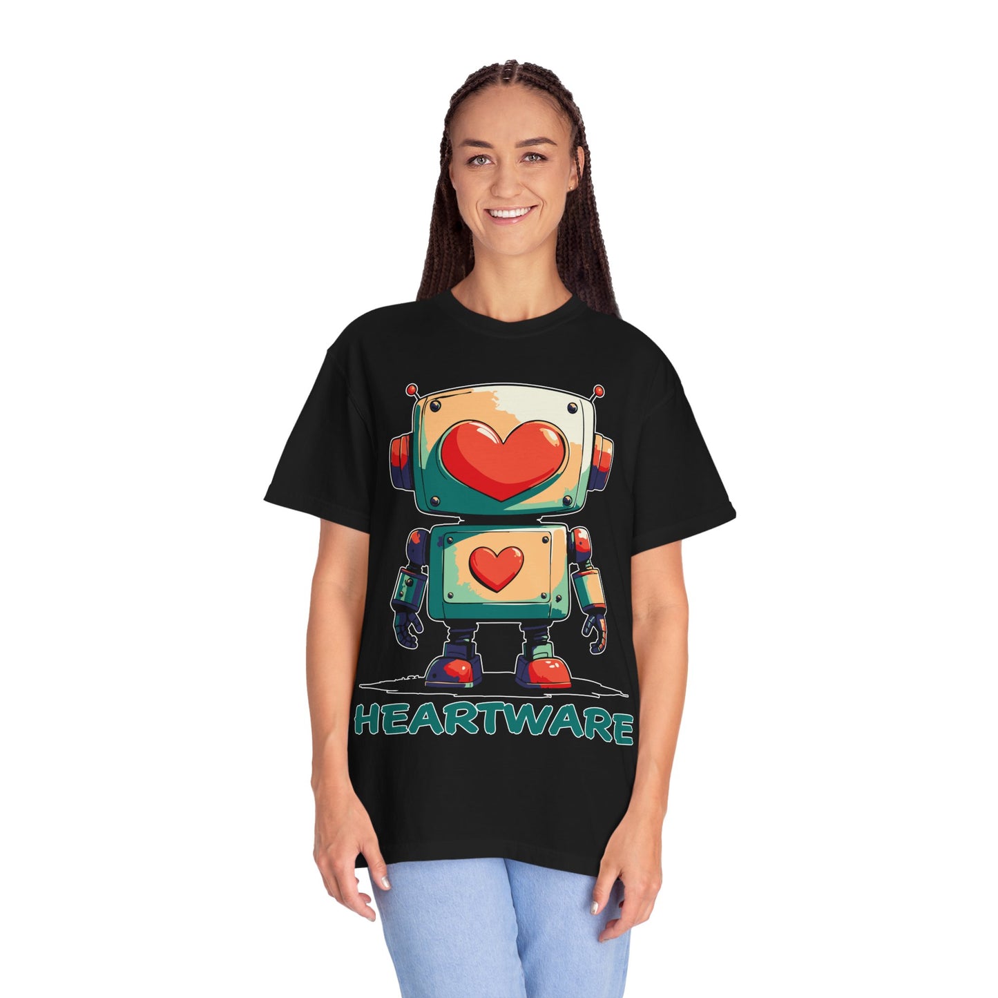 Heart-Eyed Robot: t-shirt