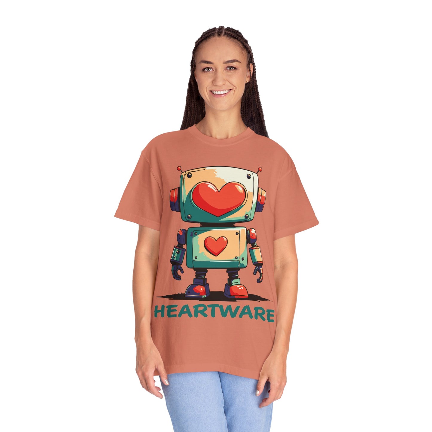 Heart-Eyed Robot: t-shirt