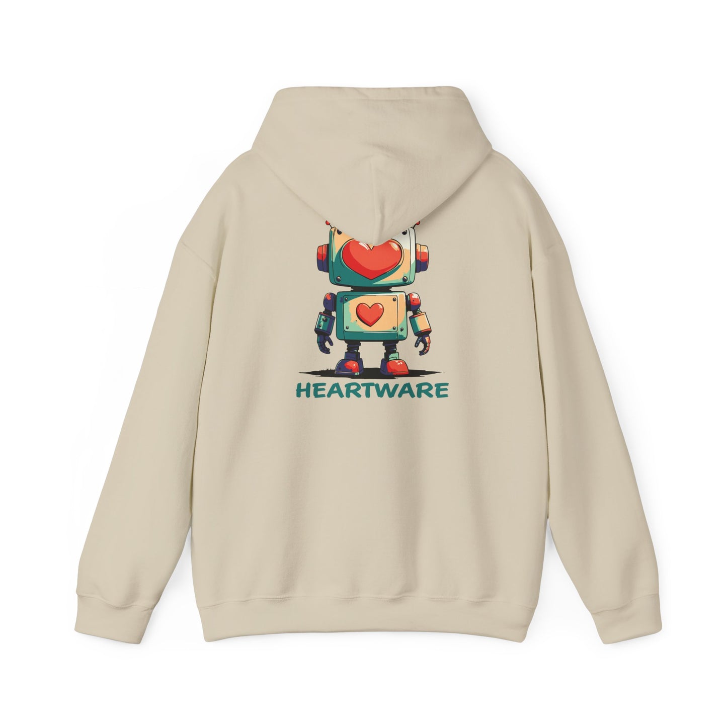 Heart-Eyed Robot: hoodie