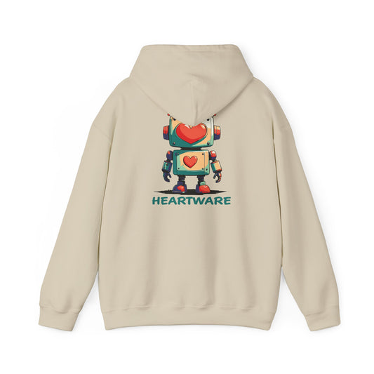 Heart-Eyed Robot: hoodie
