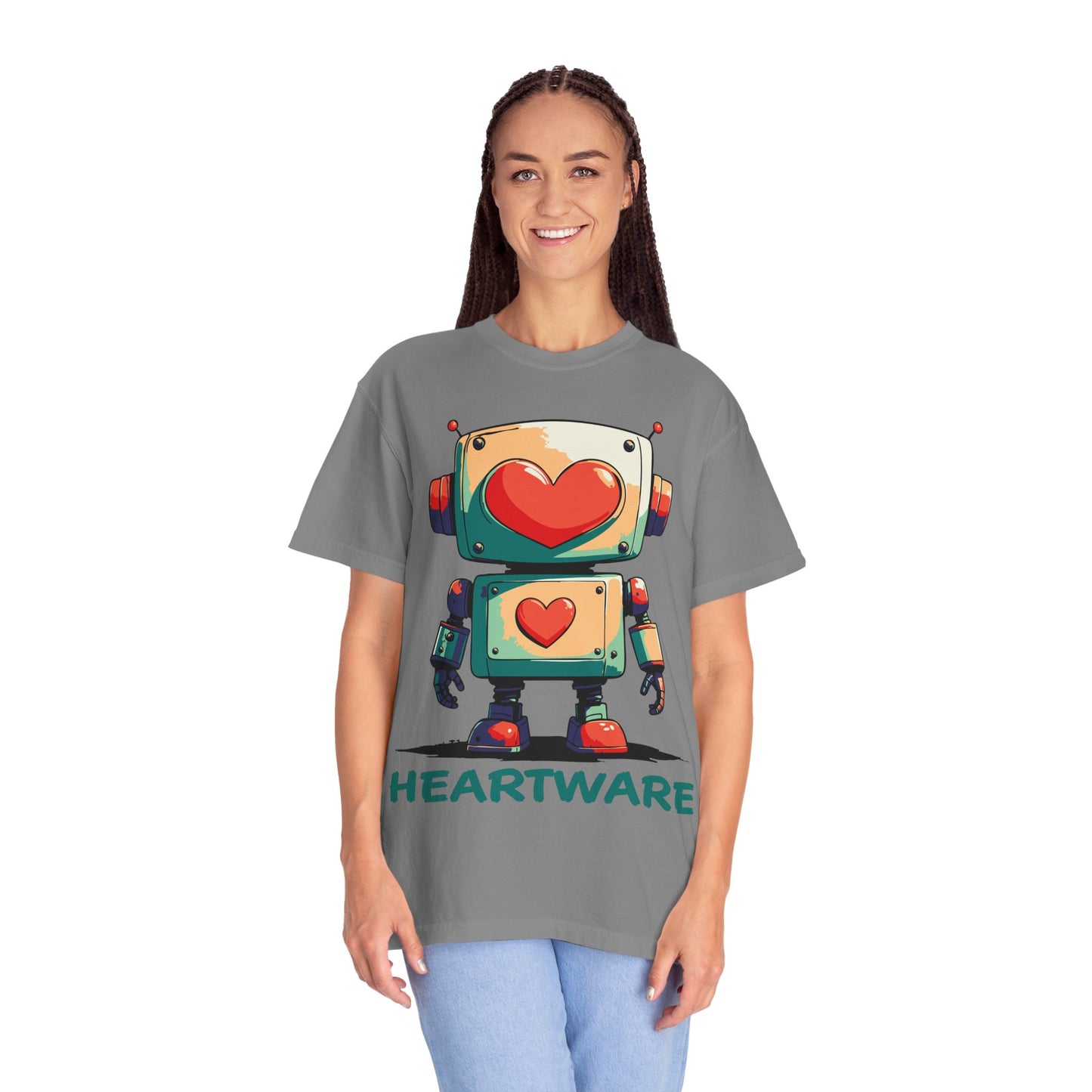 Heart-Eyed Robot: t-shirt