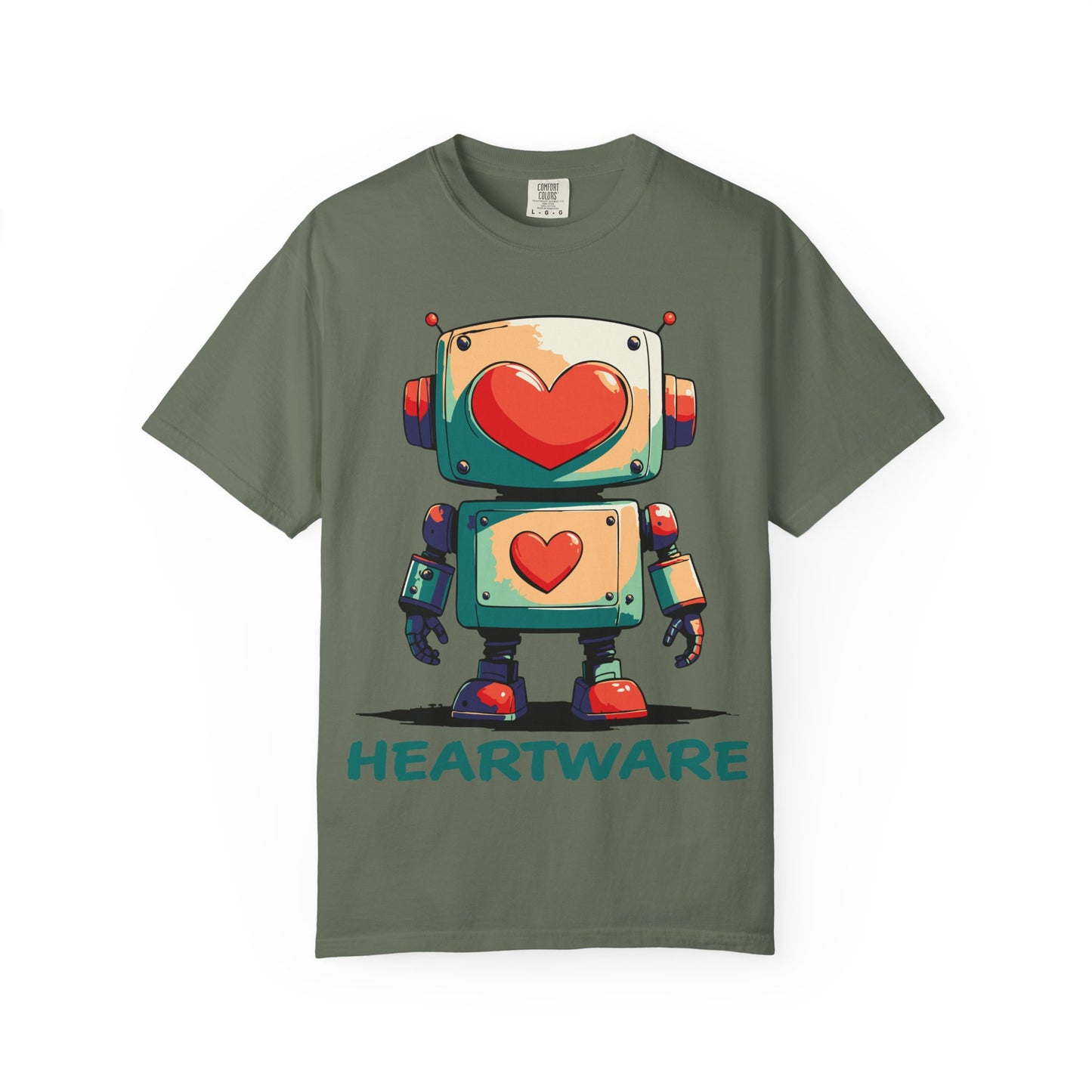 Heart-Eyed Robot: t-shirt