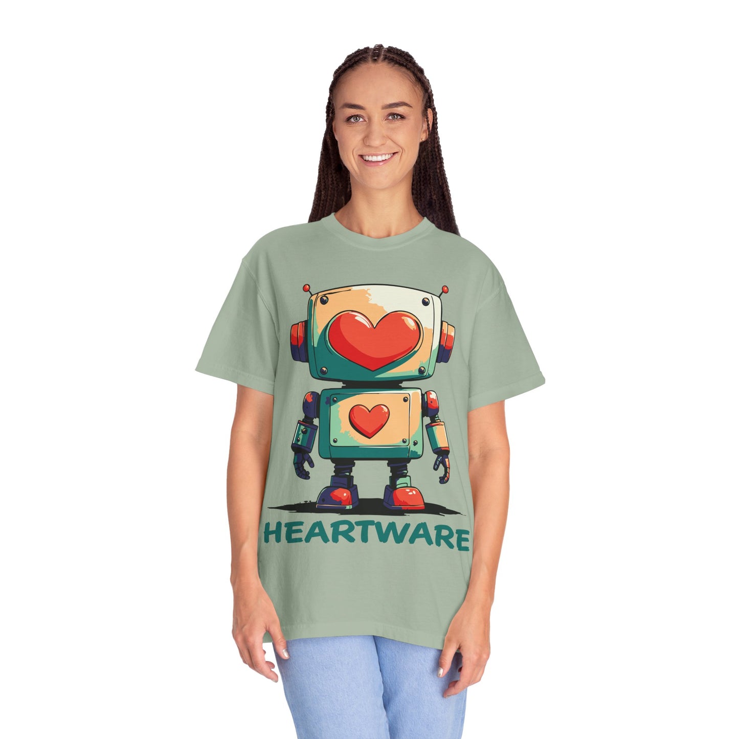 Heart-Eyed Robot: t-shirt