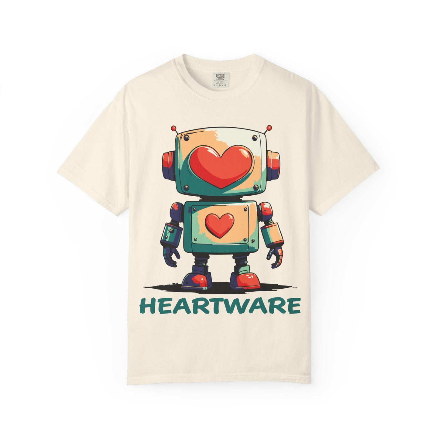Heart-Eyed Robot: t-shirt
