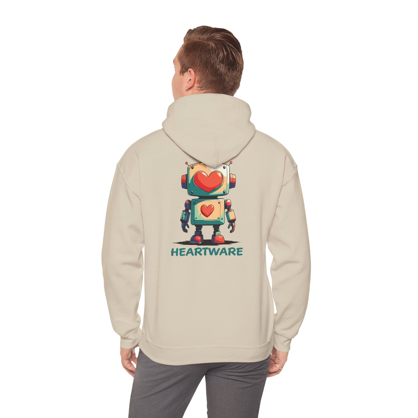 Heart-Eyed Robot: hoodie
