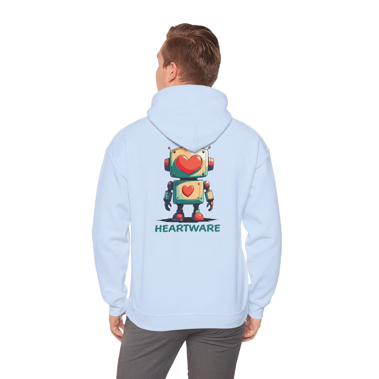 Heart-Eyed Robot: hoodie