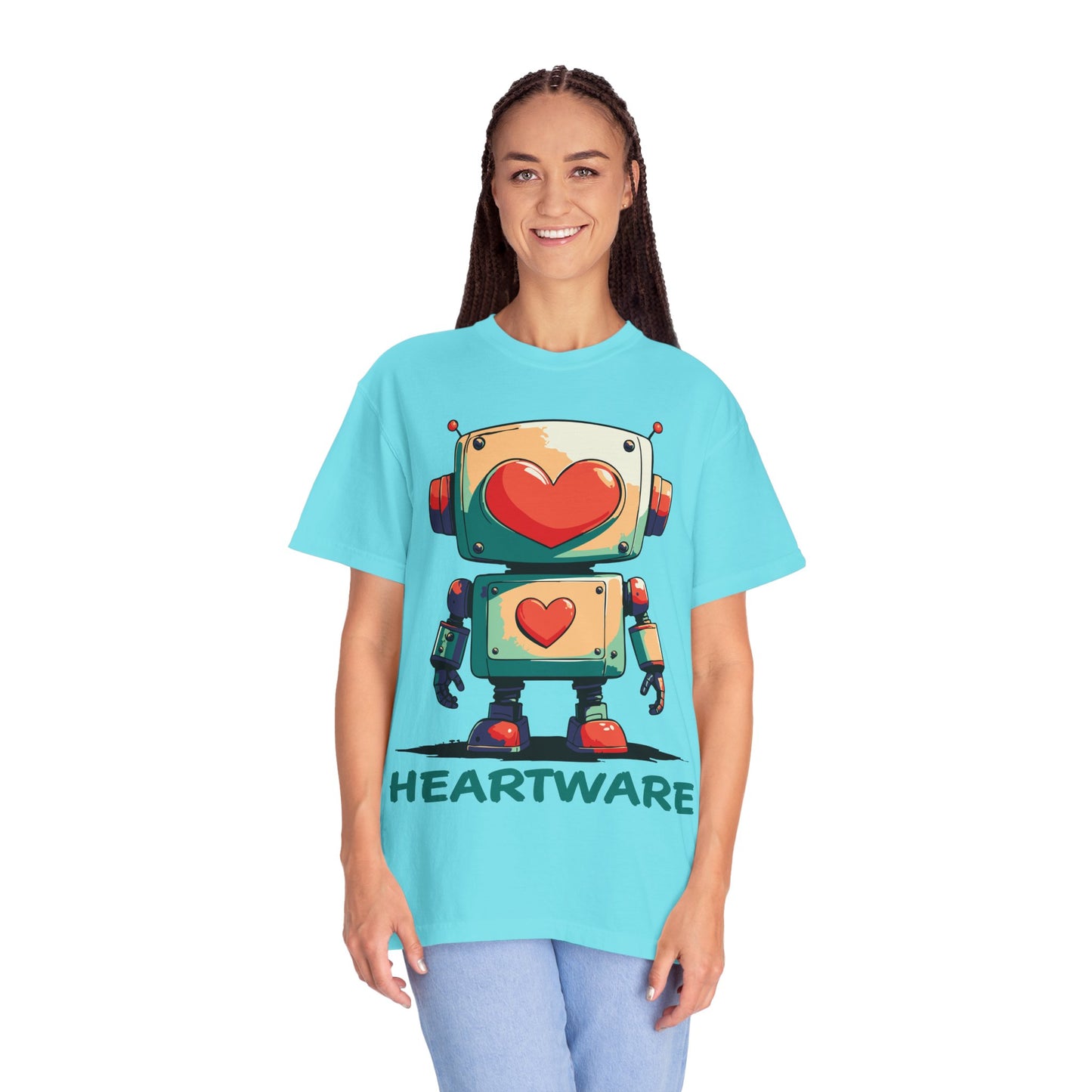 Heart-Eyed Robot: t-shirt