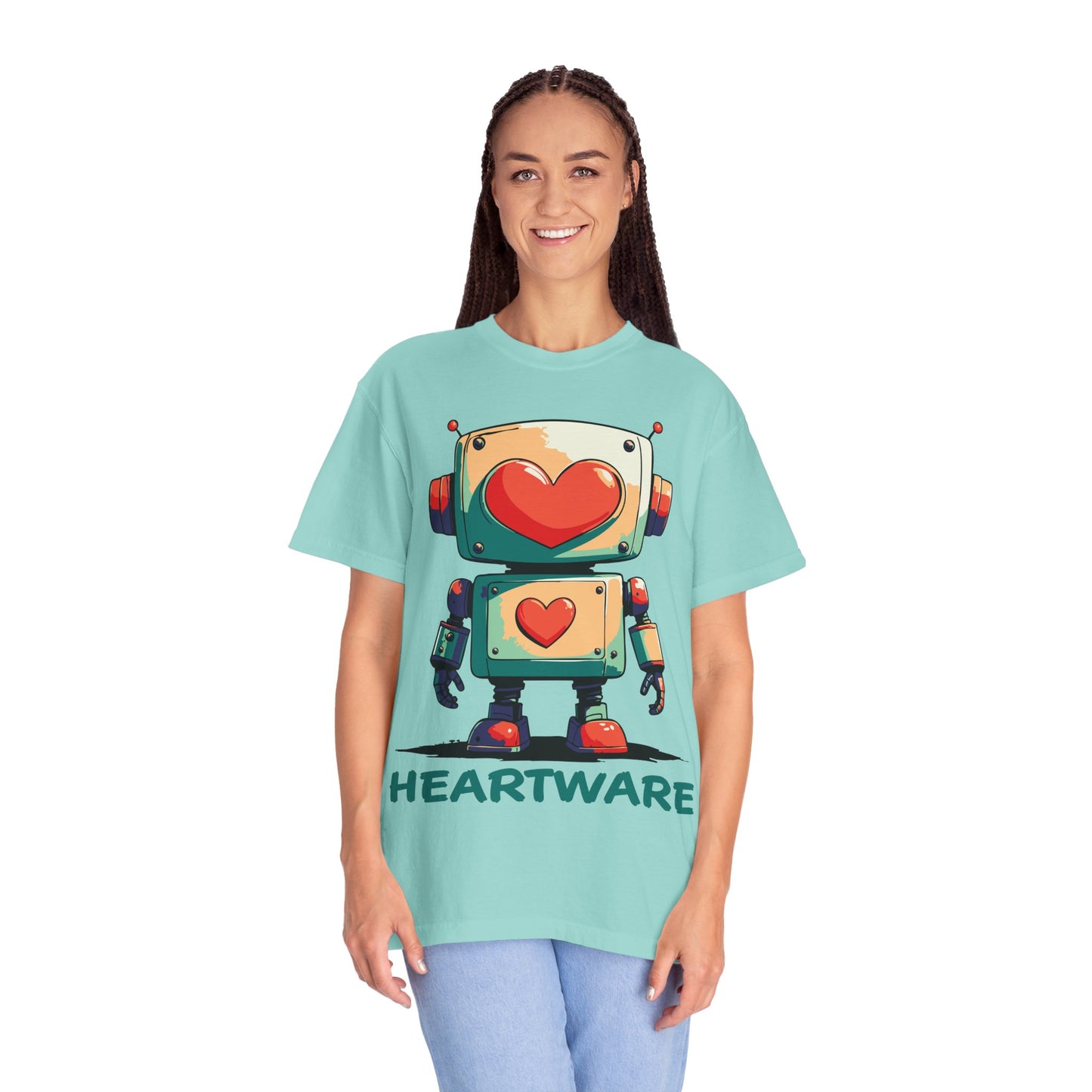 Heart-Eyed Robot: t-shirt