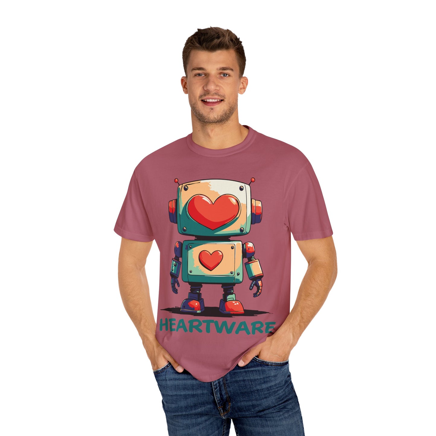 Heart-Eyed Robot: t-shirt