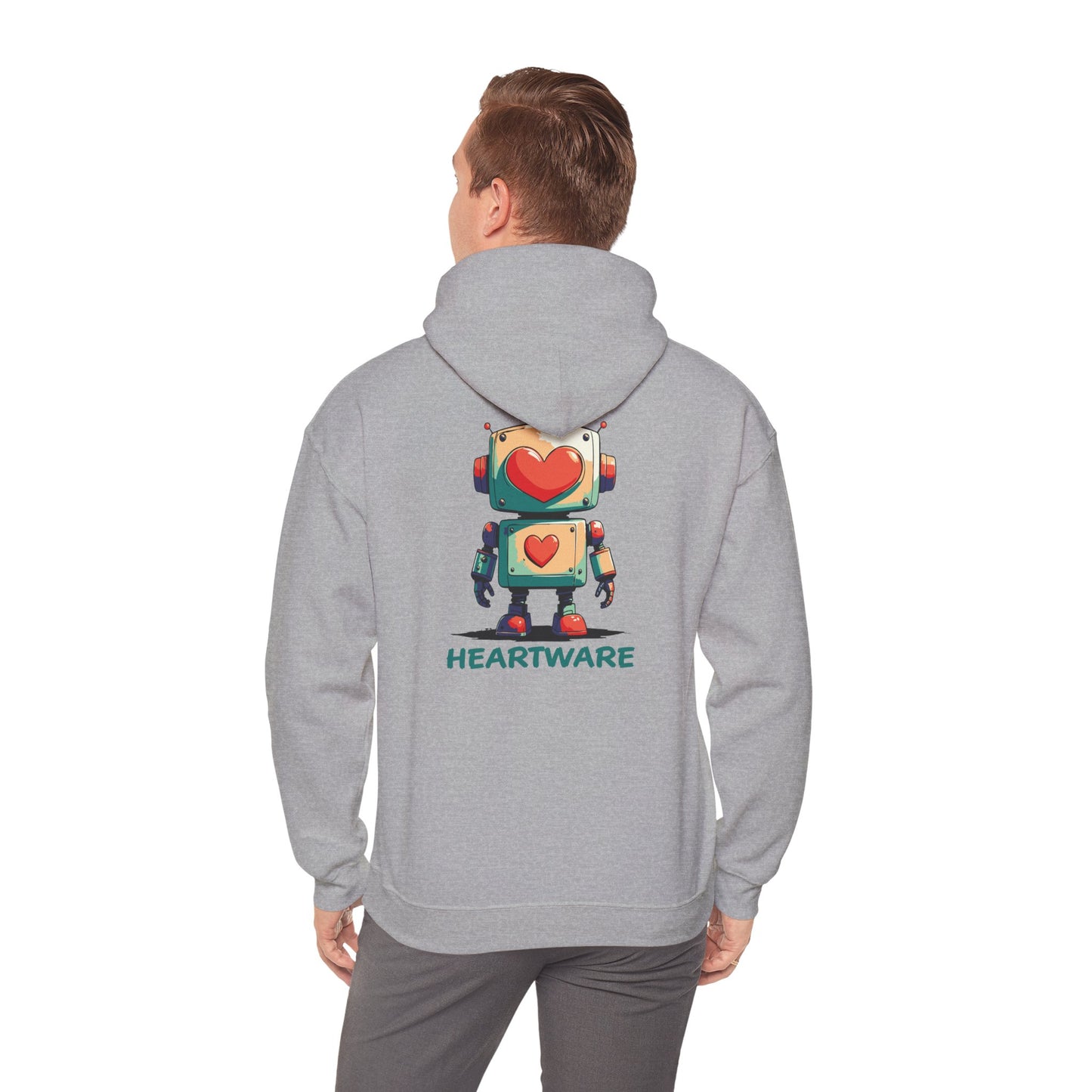 Heart-Eyed Robot: hoodie