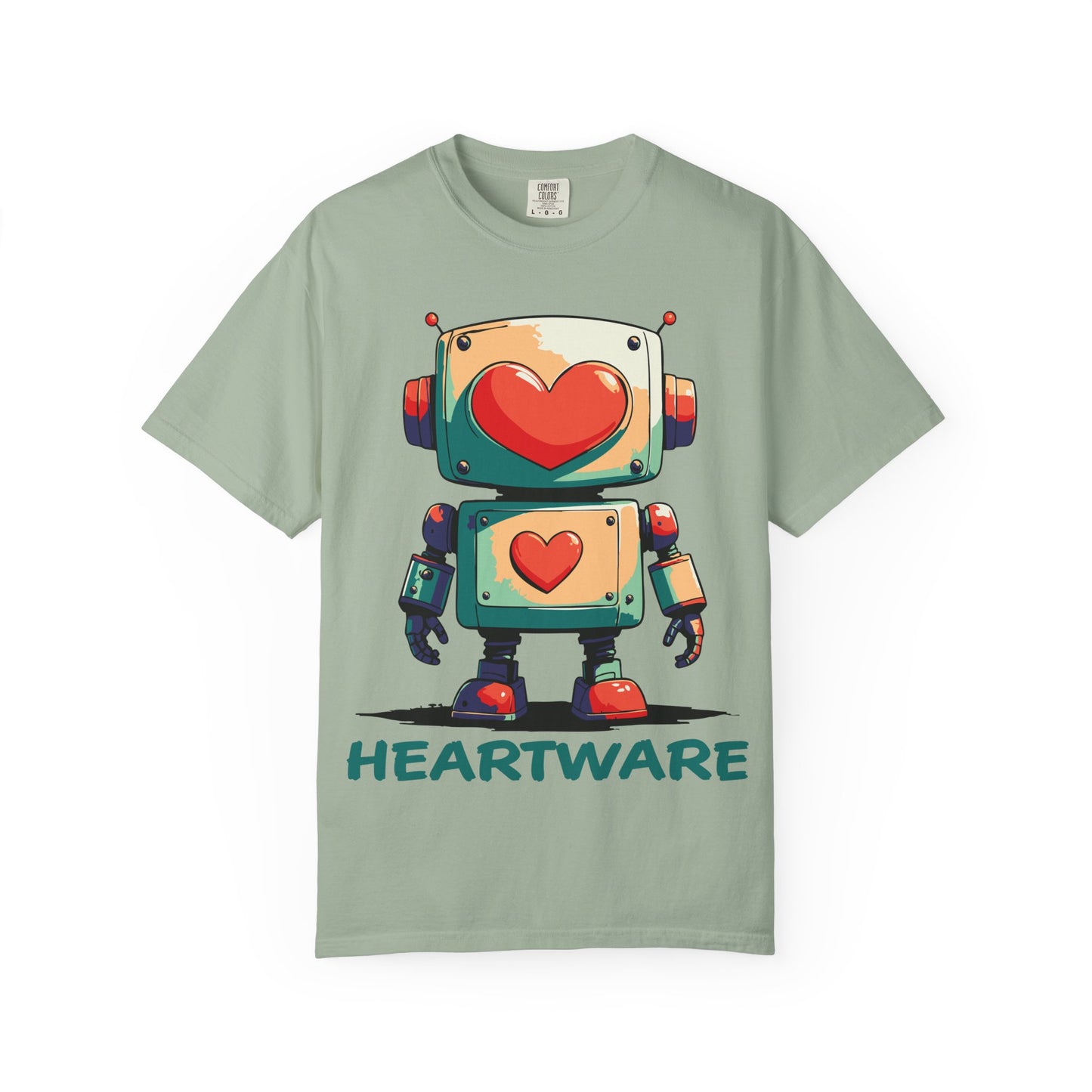 Heart-Eyed Robot: t-shirt