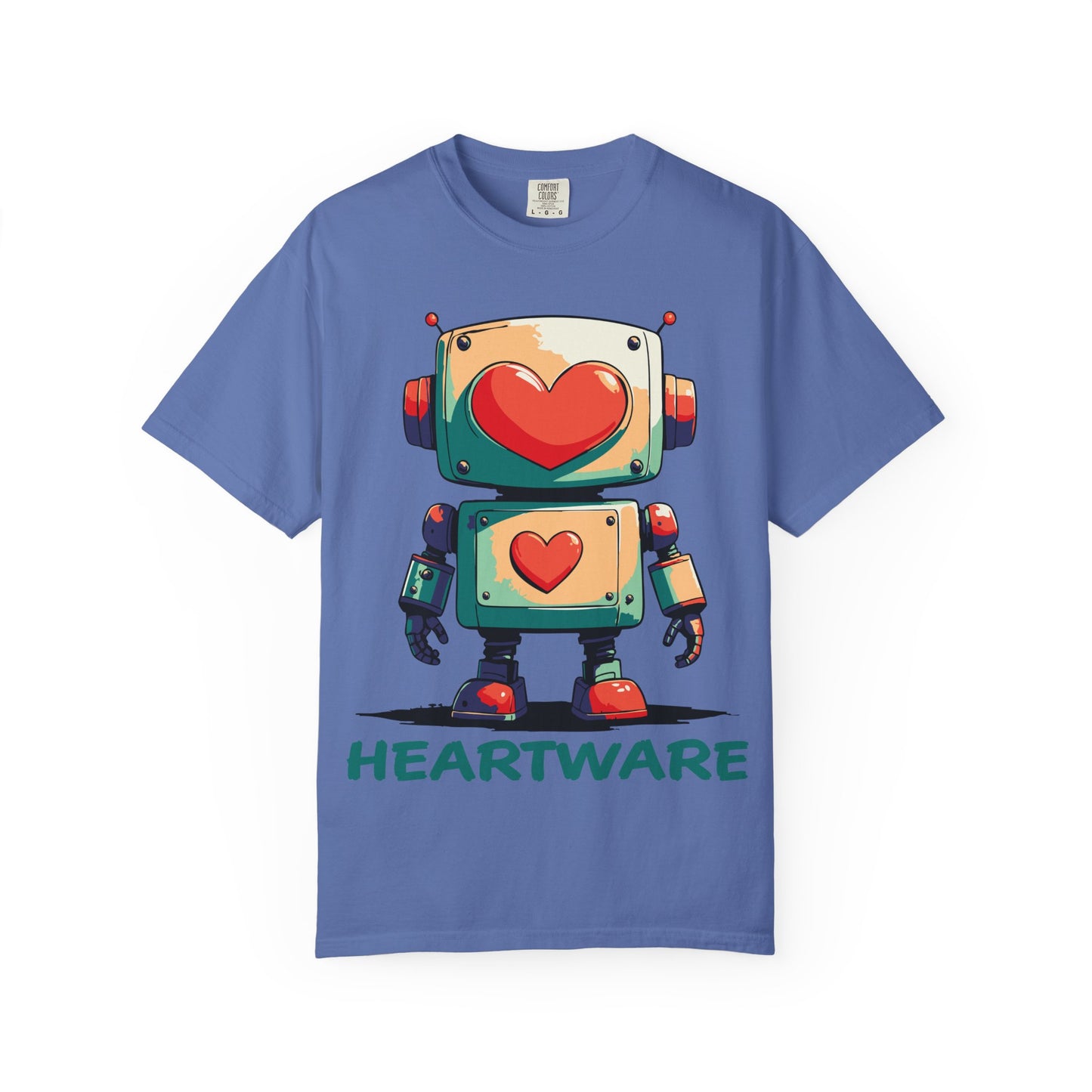 Heart-Eyed Robot: t-shirt