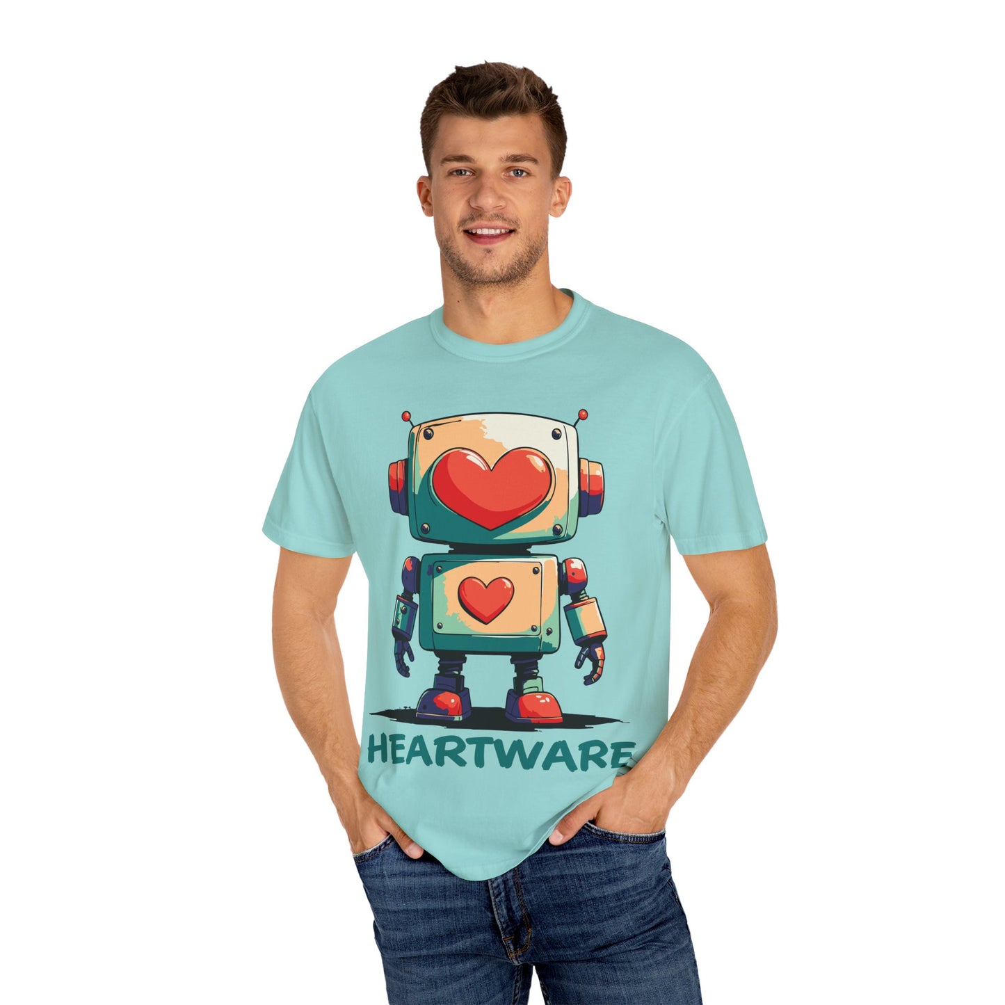 Heart-Eyed Robot: t-shirt
