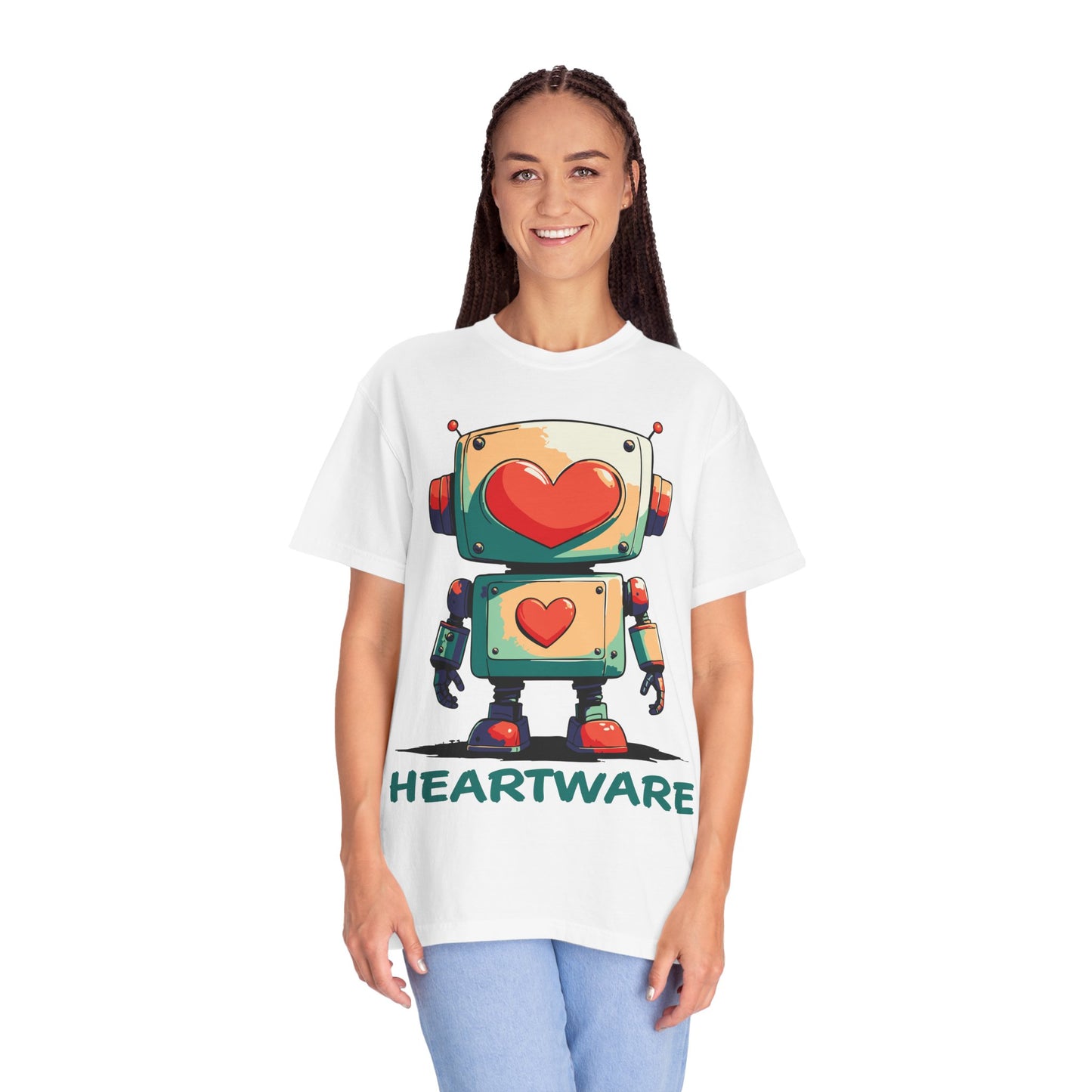 Heart-Eyed Robot: t-shirt