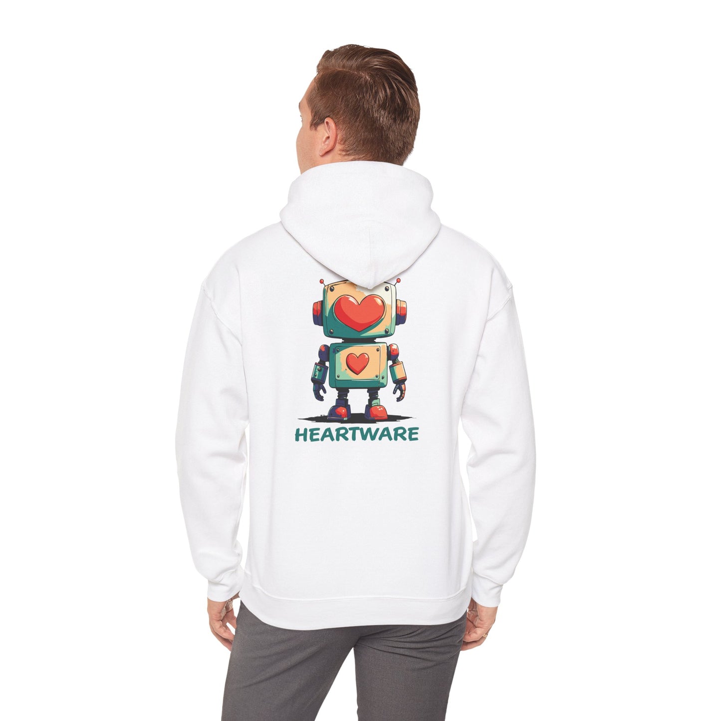 Heart-Eyed Robot: hoodie