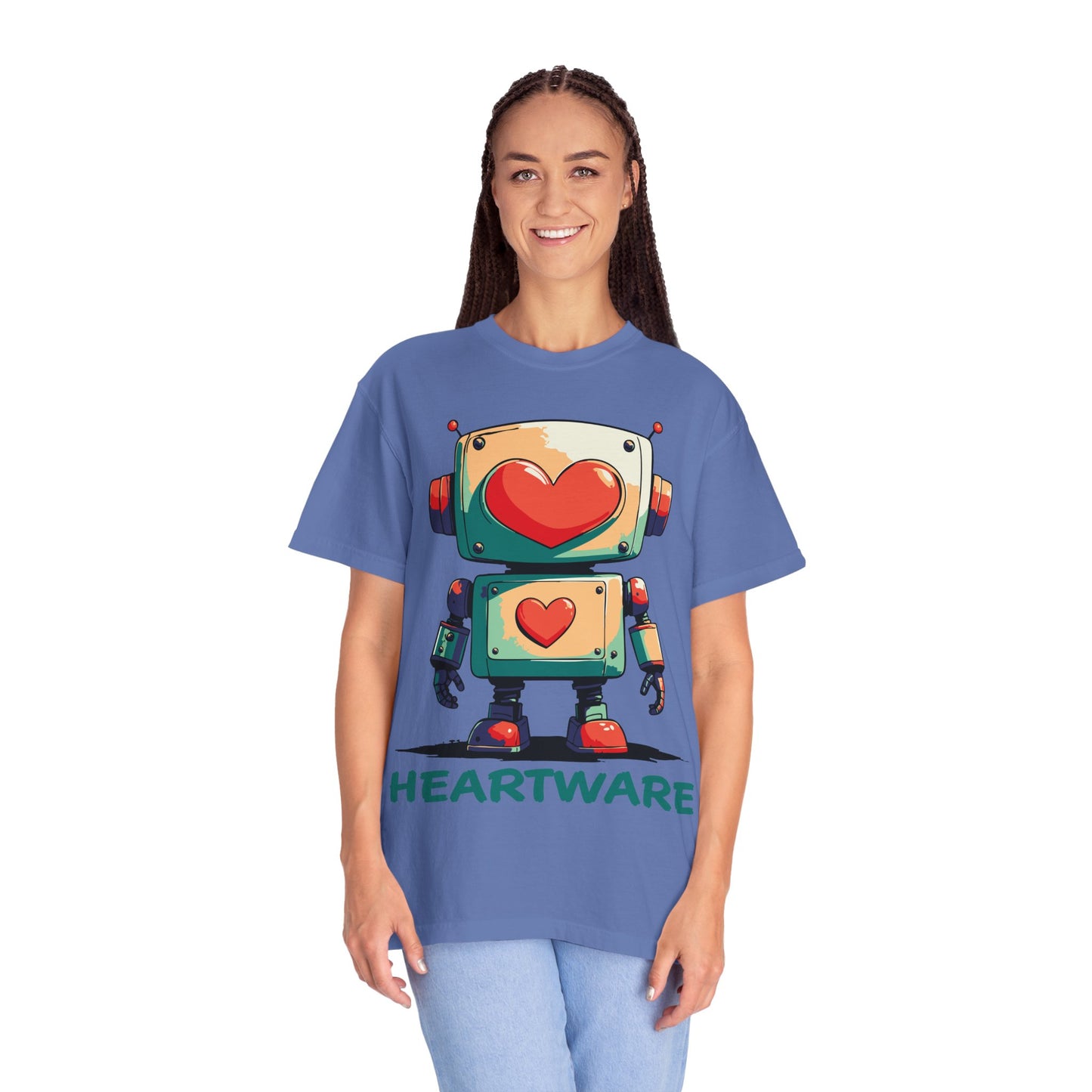 Heart-Eyed Robot: t-shirt