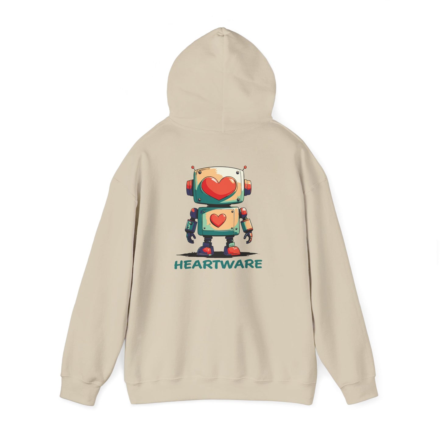 Heart-Eyed Robot: hoodie