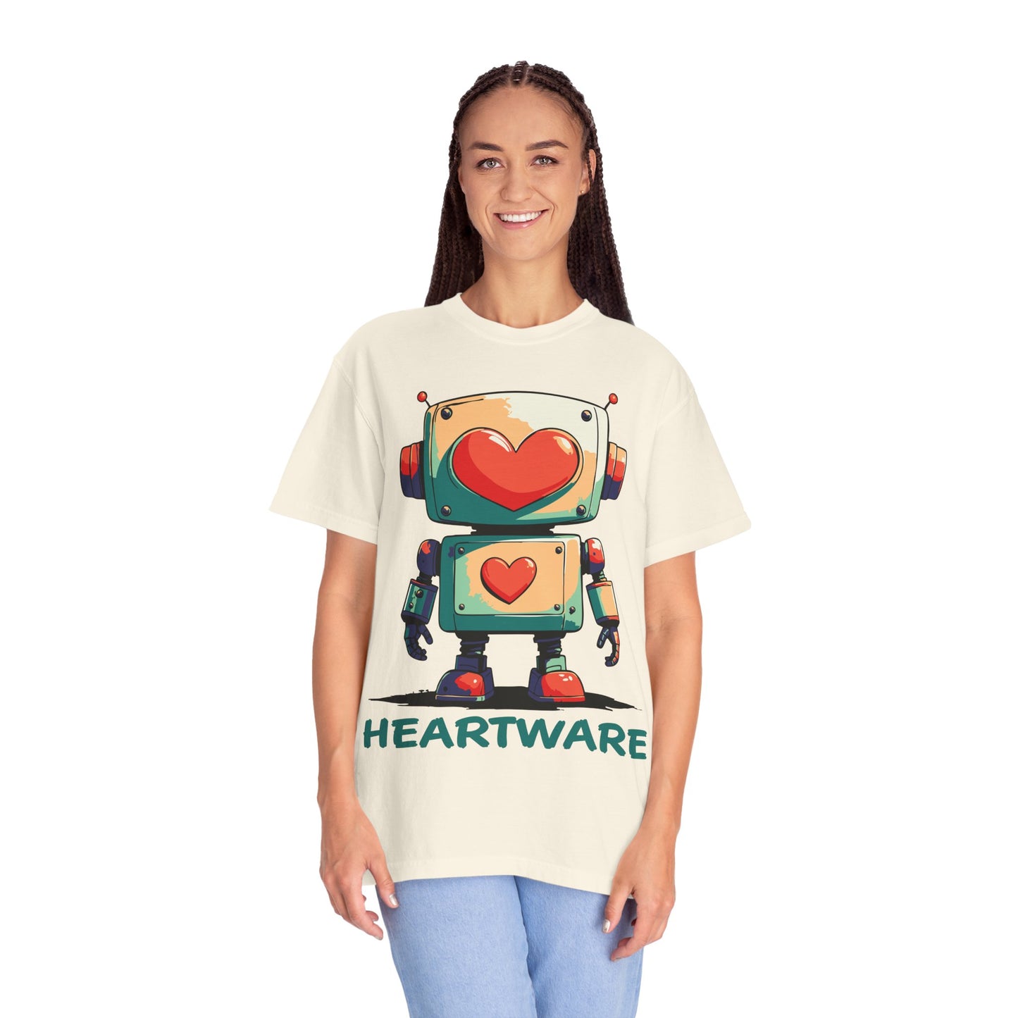 Heart-Eyed Robot: t-shirt