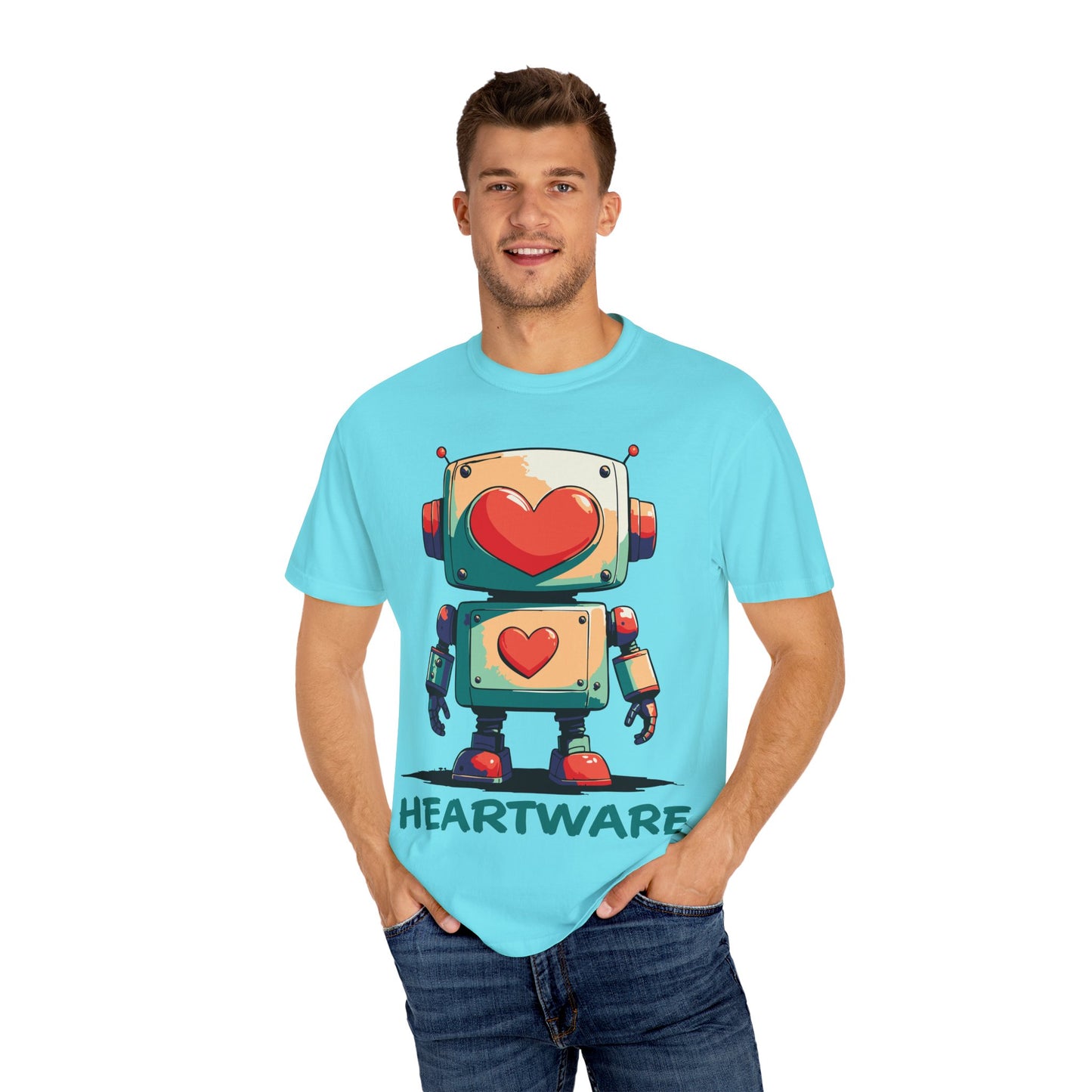 Heart-Eyed Robot: t-shirt