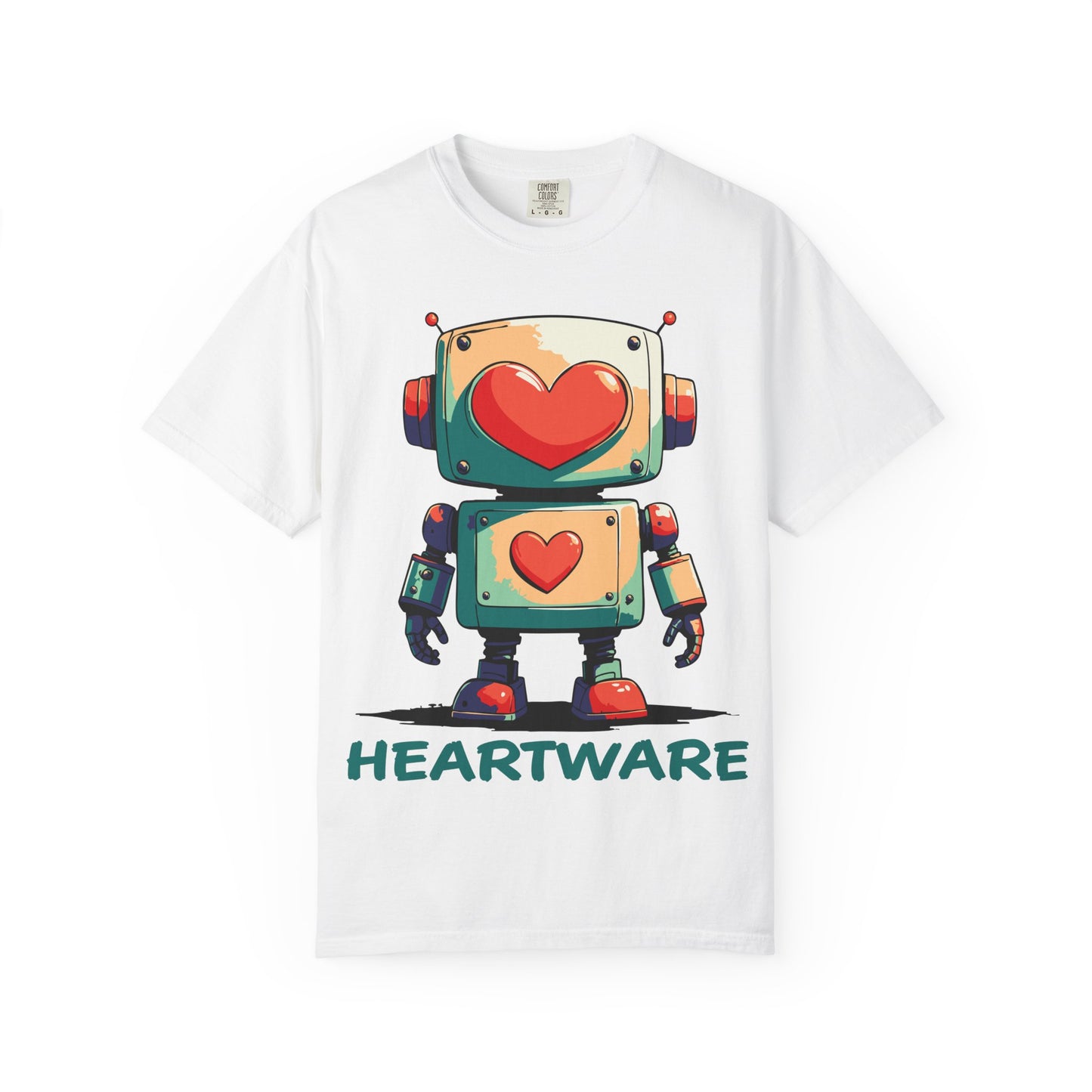 Heart-Eyed Robot: t-shirt