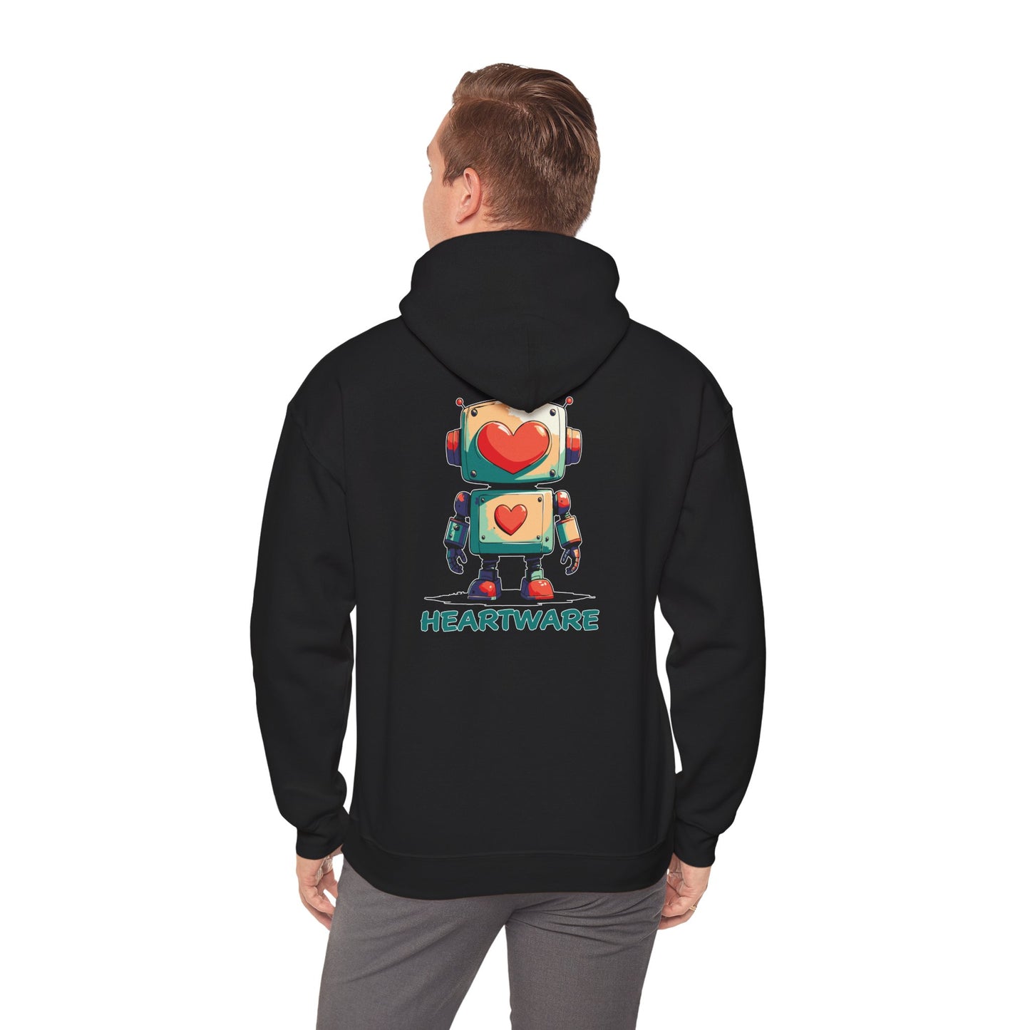 Heart-Eyed Robot: hoodie