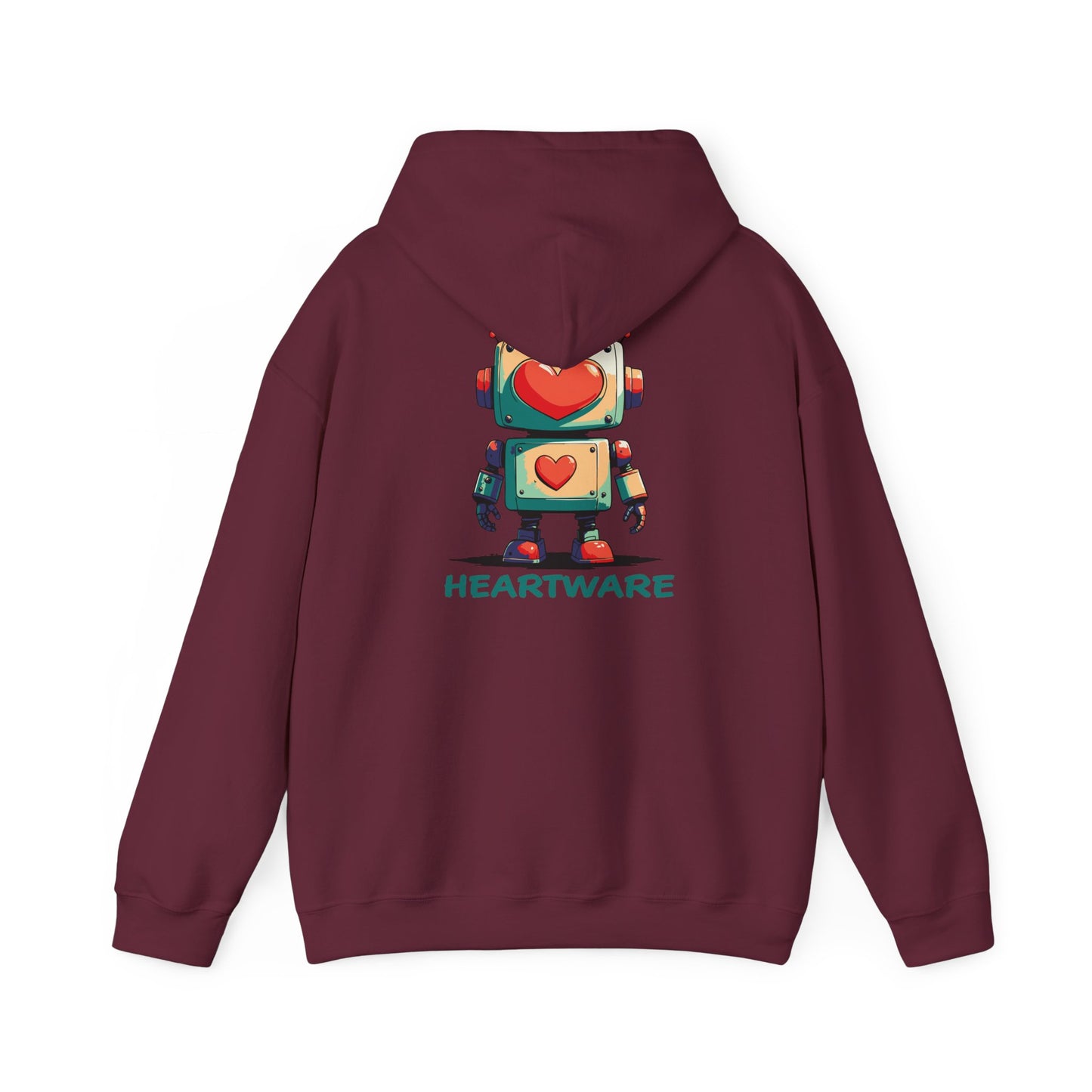 Heart-Eyed Robot: hoodie