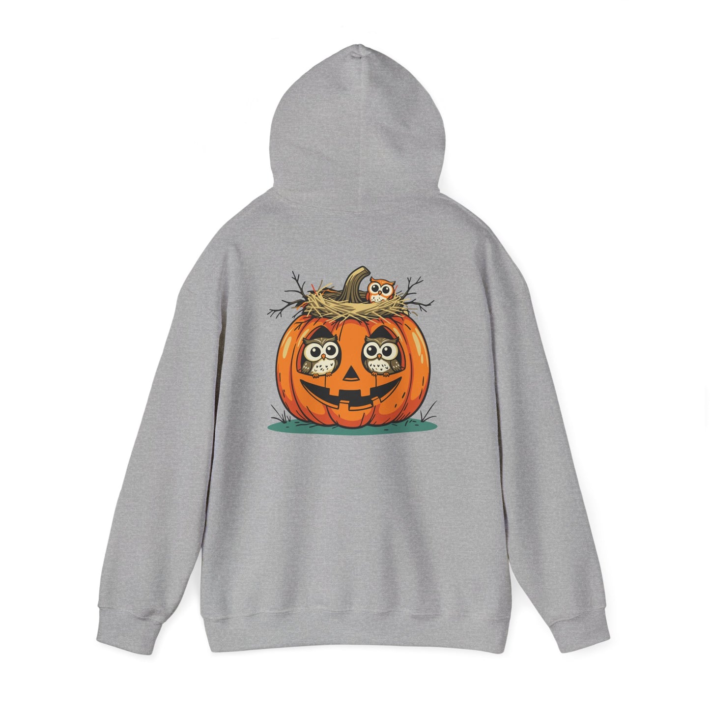 nest head Halloween Pumpkin Hoodie, Cozy Sweatshirt for Fall, Unisex Hoodie for October Celebrations, Pumpkin Carving Gift, Spooky Season Apparel