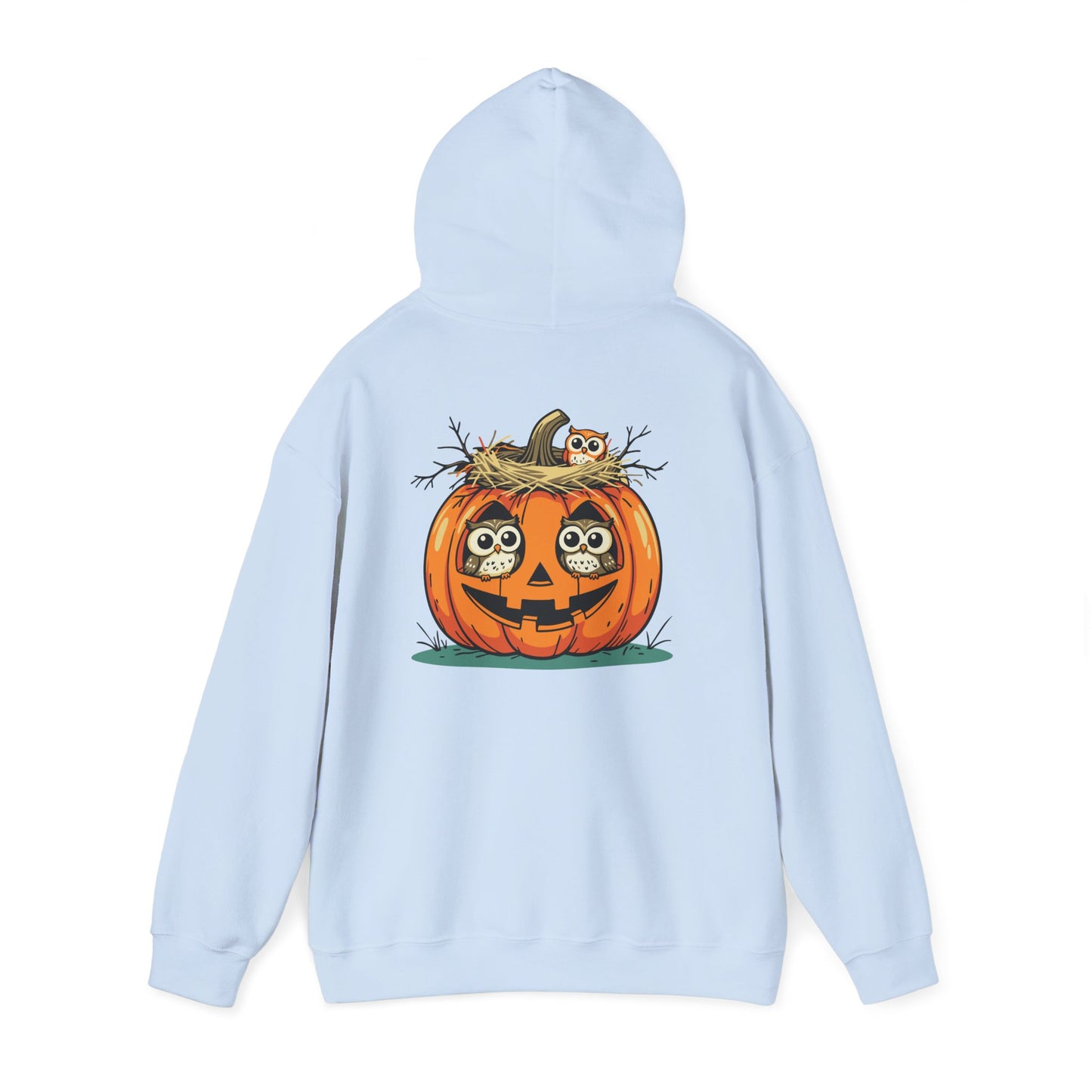 nest head Halloween Pumpkin Hoodie, Cozy Sweatshirt for Fall, Unisex Hoodie for October Celebrations, Pumpkin Carving Gift, Spooky Season Apparel