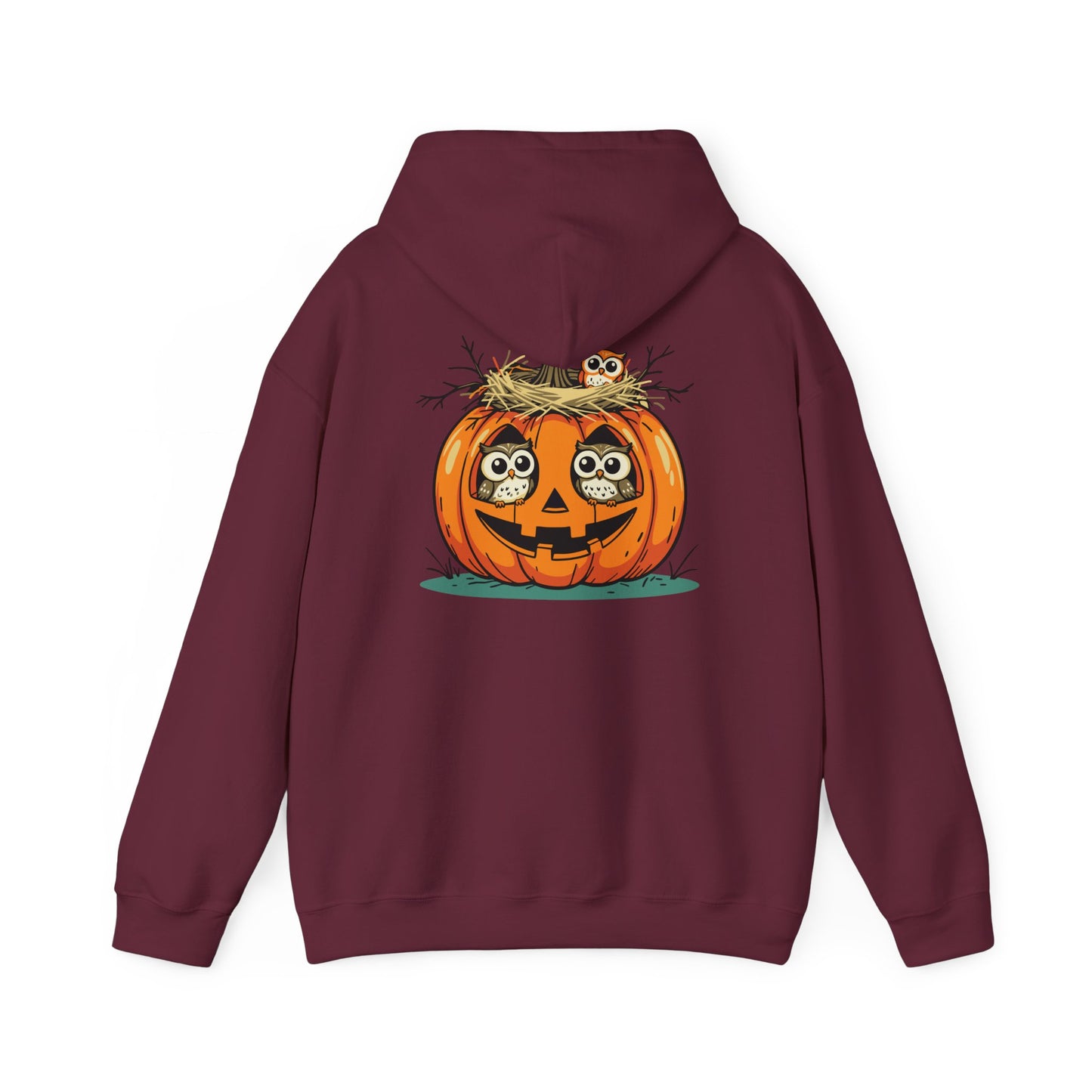 nest head Halloween Pumpkin Hoodie, Cozy Sweatshirt for Fall, Unisex Hoodie for October Celebrations, Pumpkin Carving Gift, Spooky Season Apparel