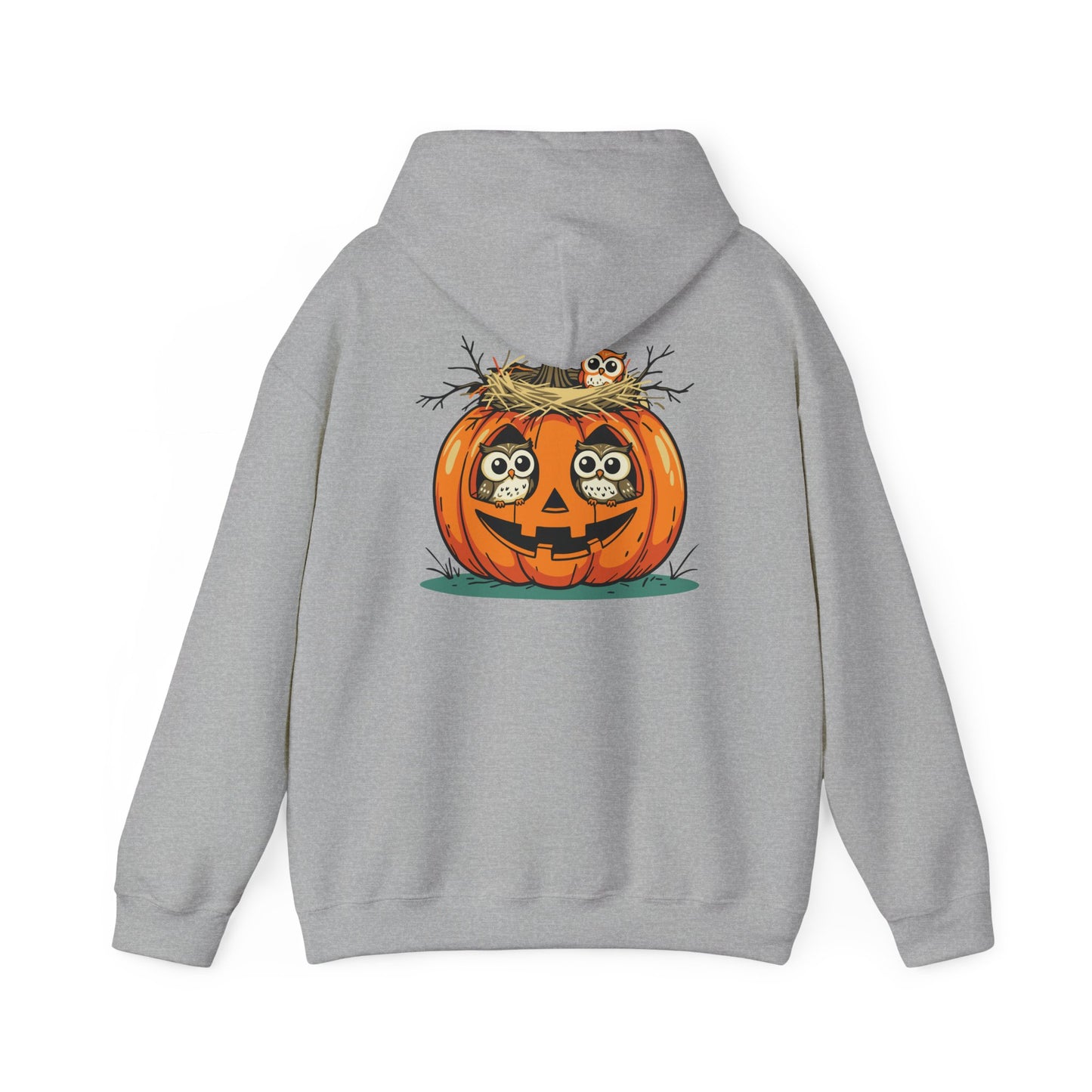 nest head Halloween Pumpkin Hoodie, Cozy Sweatshirt for Fall, Unisex Hoodie for October Celebrations, Pumpkin Carving Gift, Spooky Season Apparel