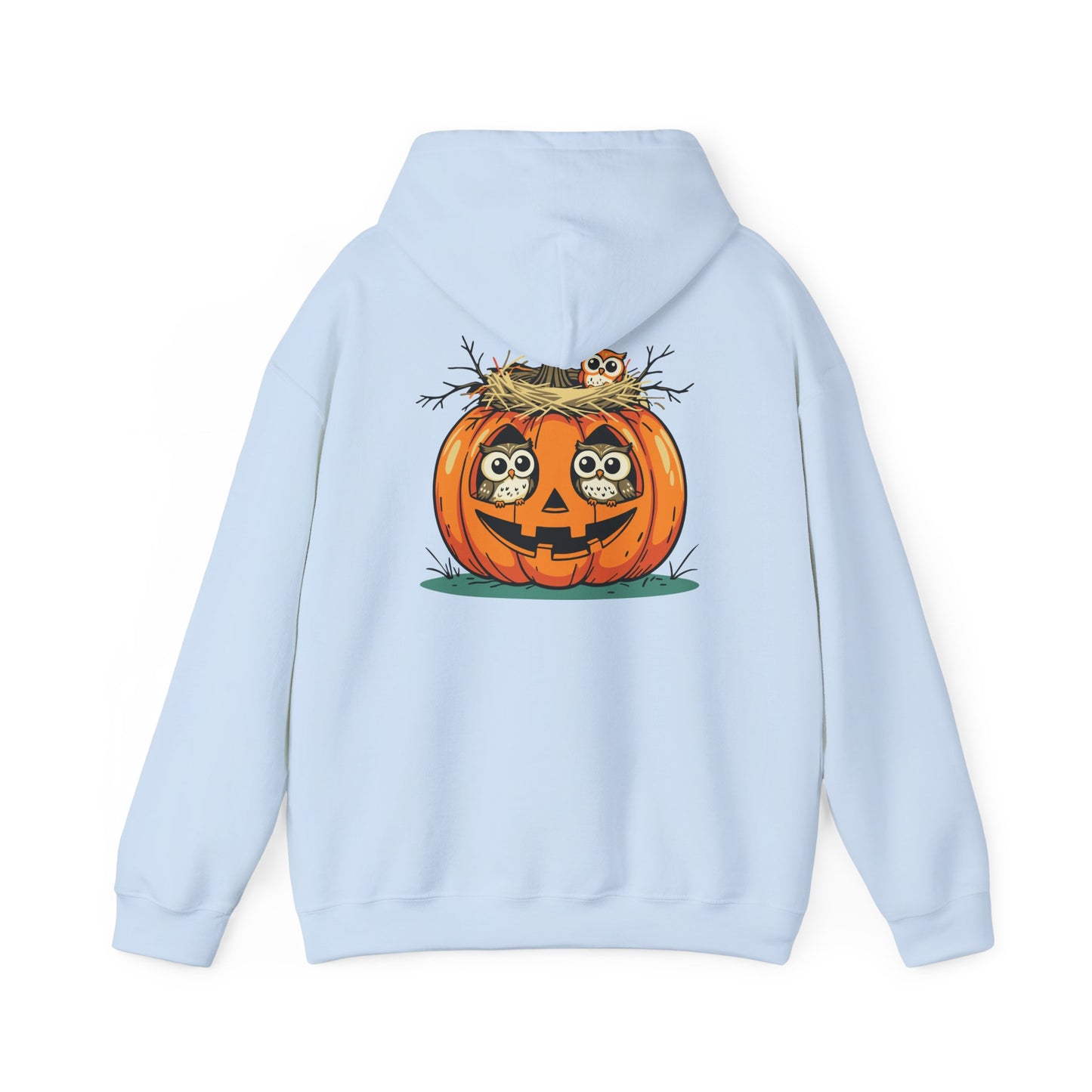 nest head Halloween Pumpkin Hoodie, Cozy Sweatshirt for Fall, Unisex Hoodie for October Celebrations, Pumpkin Carving Gift, Spooky Season Apparel