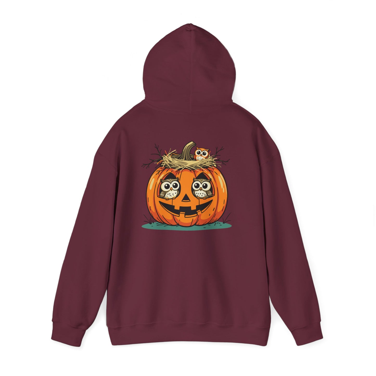 nest head Halloween Pumpkin Hoodie, Cozy Sweatshirt for Fall, Unisex Hoodie for October Celebrations, Pumpkin Carving Gift, Spooky Season Apparel
