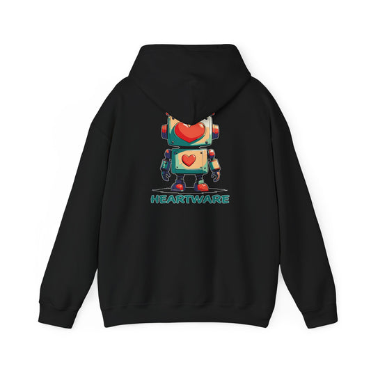 Heart-Eyed Robot: hoodie